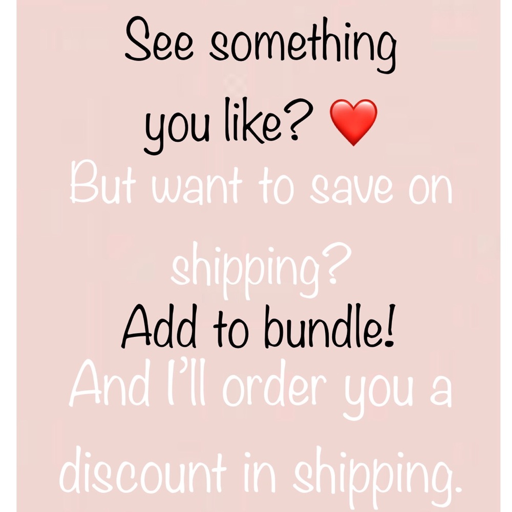 Do you like? ❤️ I offer discount shipping!